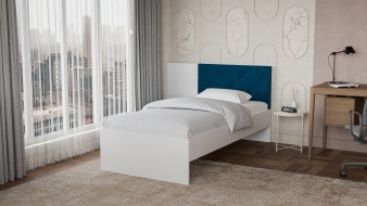 Кровать KD-L-005  BMS из велюра