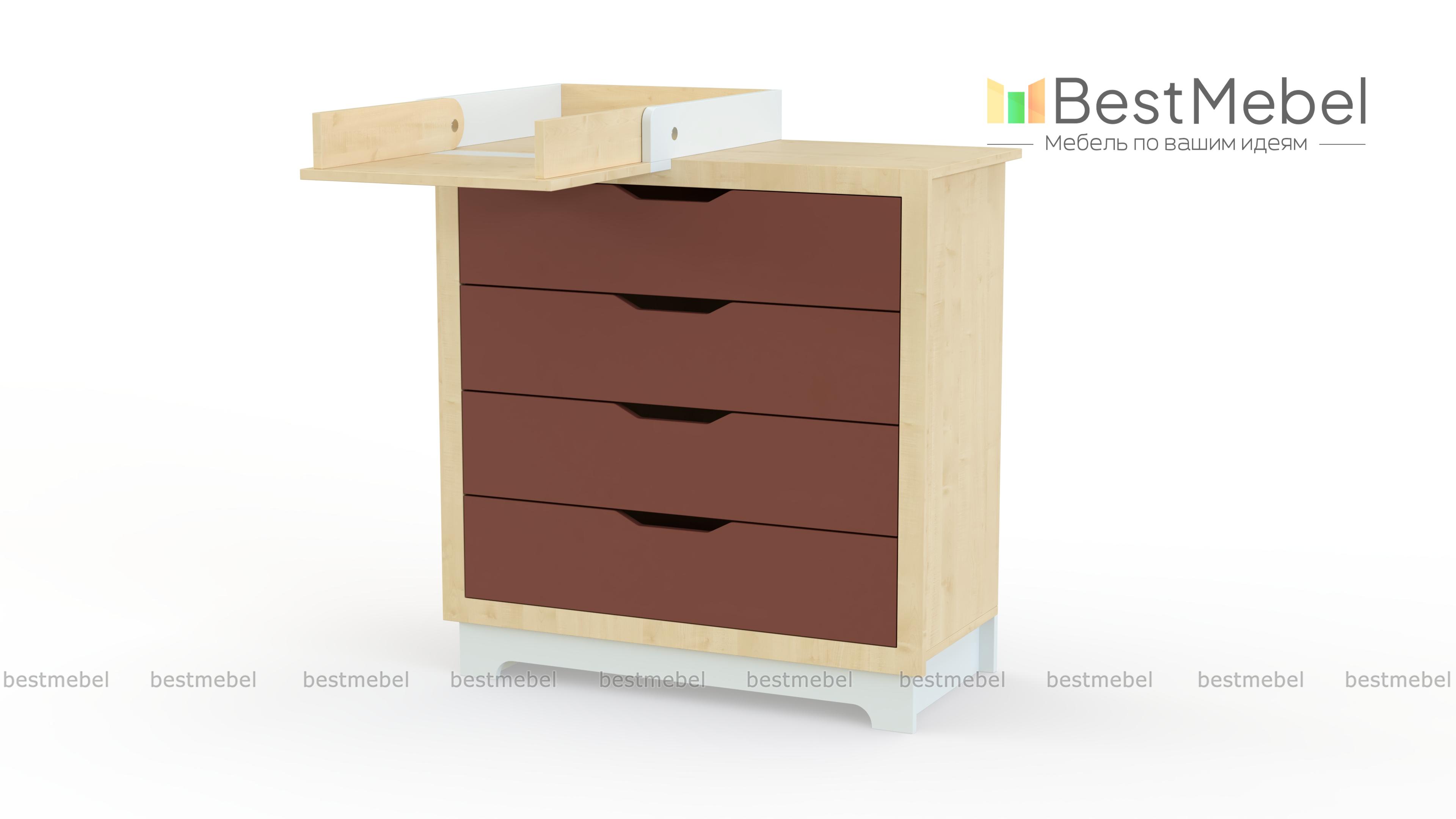 Пеленальный комод Ирис 13 BMS - Фото