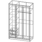 Схема сборки Шкаф Комфорт Люкс 3-10 BMS