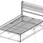 Чертеж Кровать Алиса 12 BMS