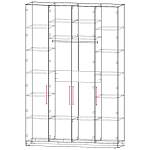 Шкаф распашной Остин Лайт 3 BMS