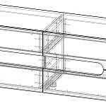 Чертеж Тумба МС  ТВ-5 МДФ BMS