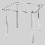 Схема сборки Кухонный стол Гильом 10 BMS