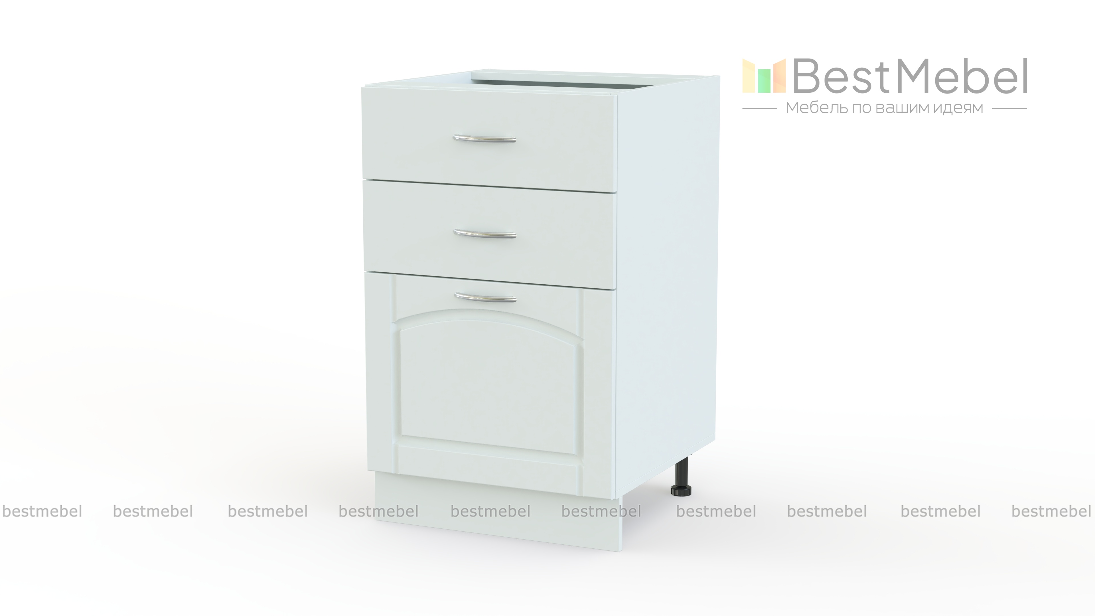 Стол с 3 ящиками Трапеза BMS