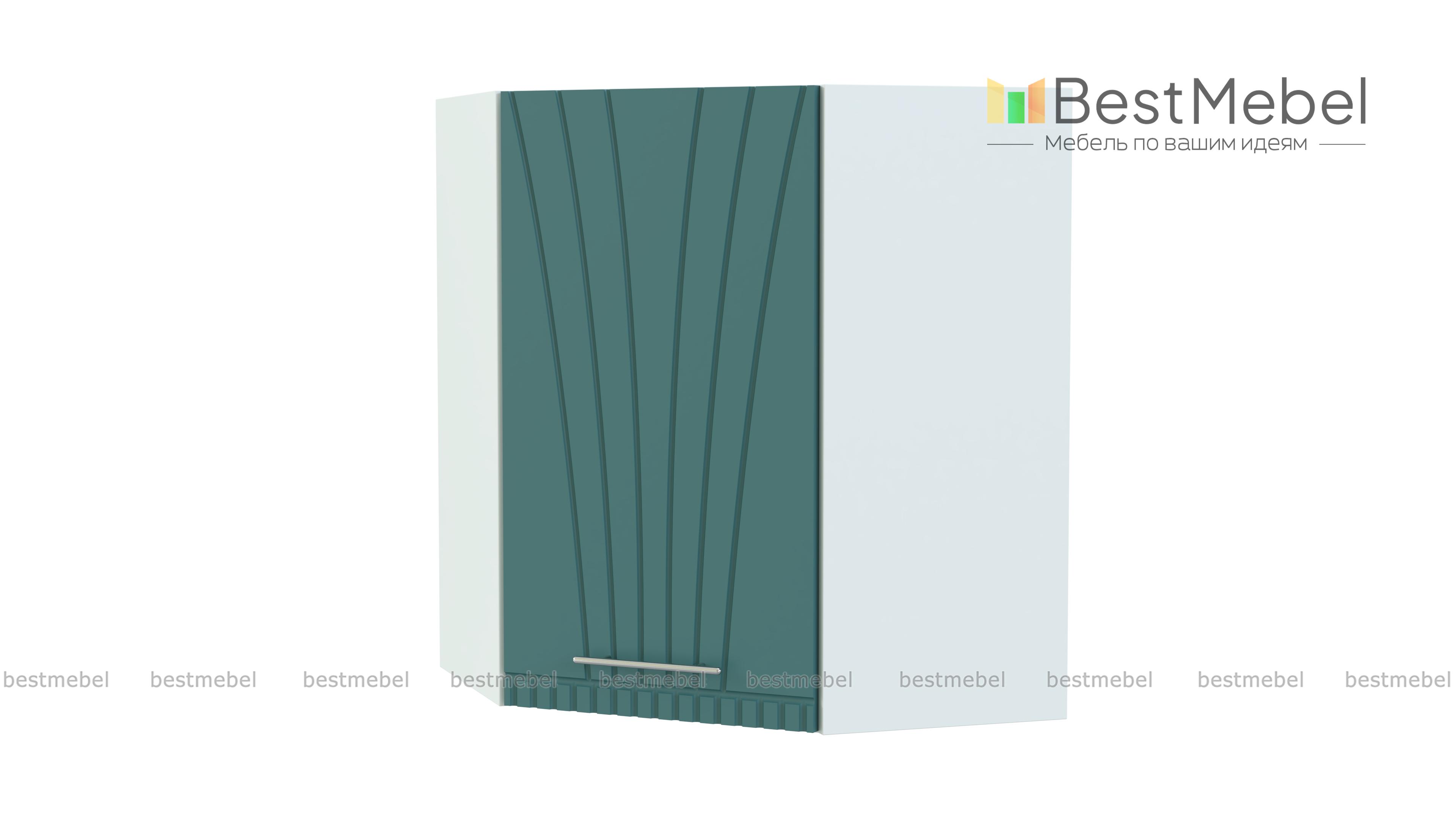 Шкаф навесной угловой Паллада BMS - Фото