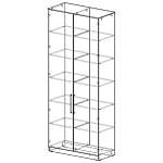 Шкаф Эконом 4 BMS (1100х2600х500)