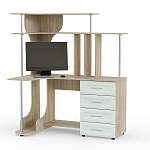 Компьютерный угловой стол Вулкан BMS - Фото 7