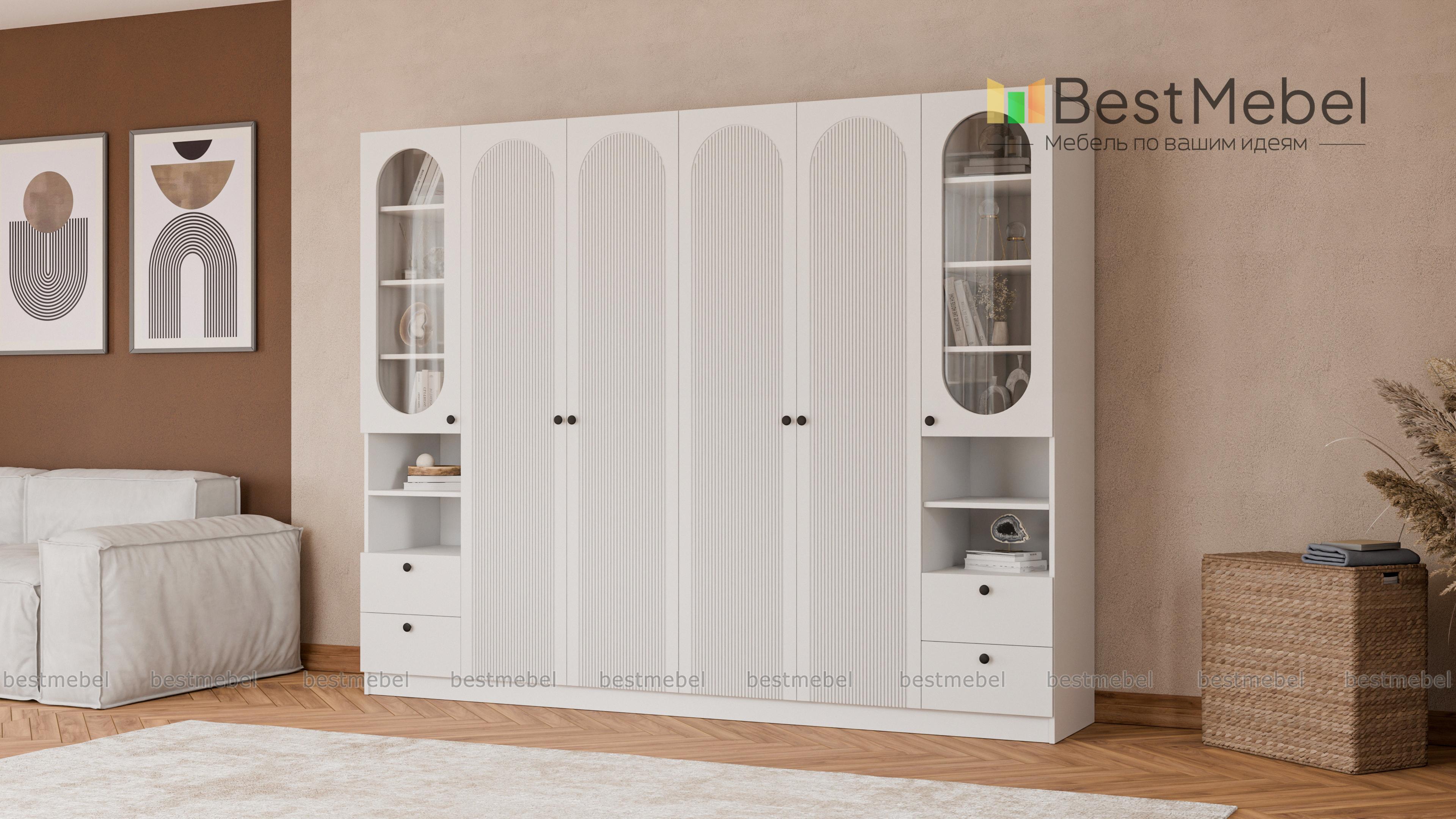 Шкаф распашной Рене 16 BMS - Фото