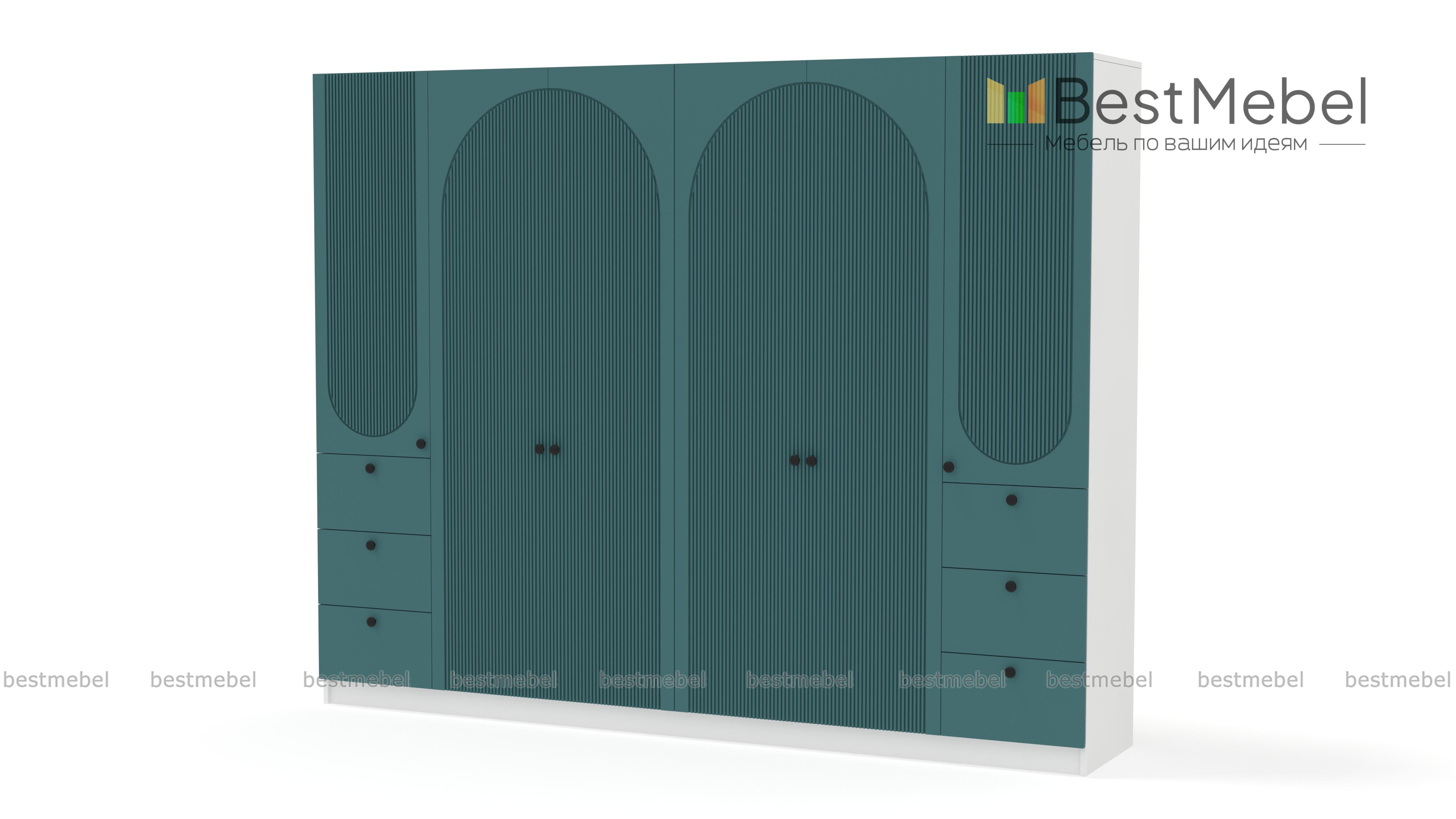 Шкаф распашной Вивьен 19 BMS - Фото