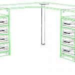 Схема сборки Угловой письменный стол для двоих Нико 80 BMS