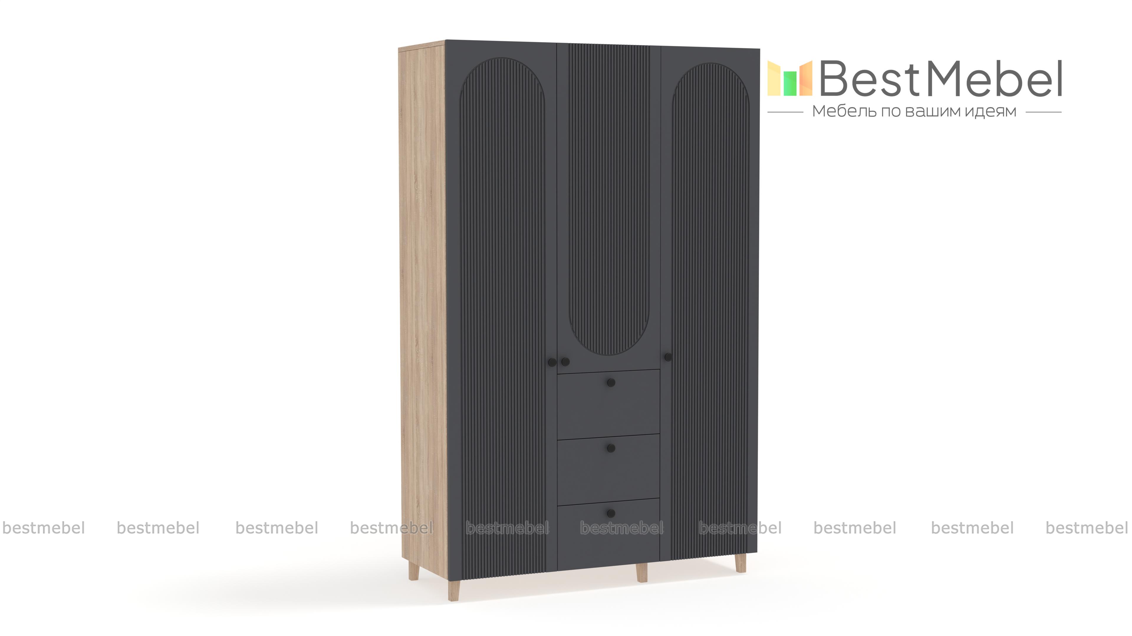 Шкаф распашной Рене 22 BMS - Фото