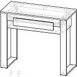 Чертеж Стол туалетный Лия 6 BMS
