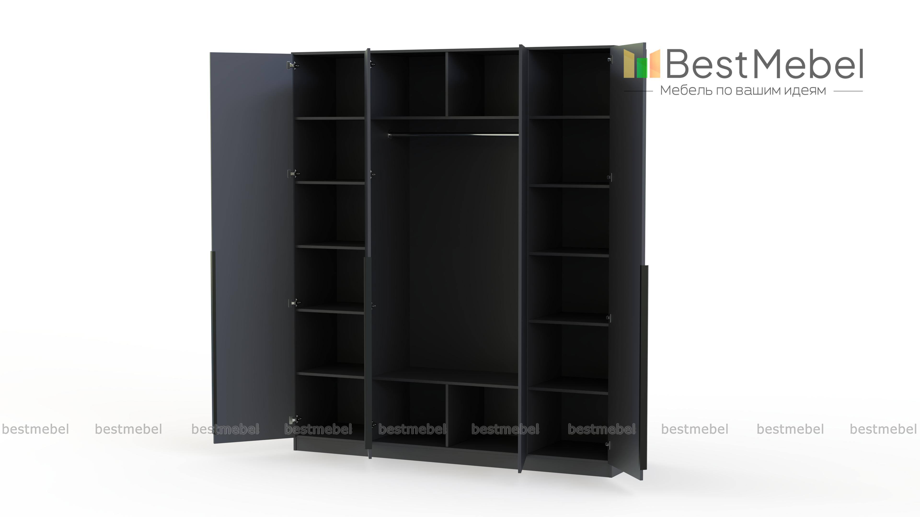 Шкаф распашной Ализе 12 BMS - Фото