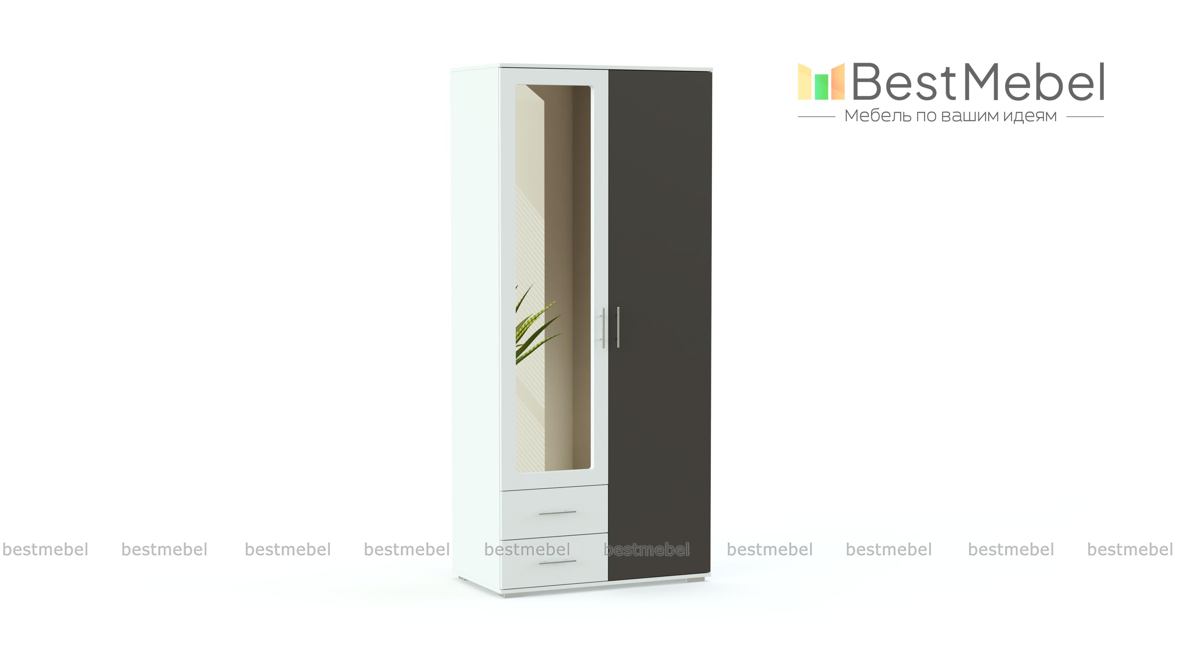 Шкаф распашной Глянец 8 BMS - Фото