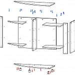 Схема сборки Тумба под аквариум Настурция 4 BMS