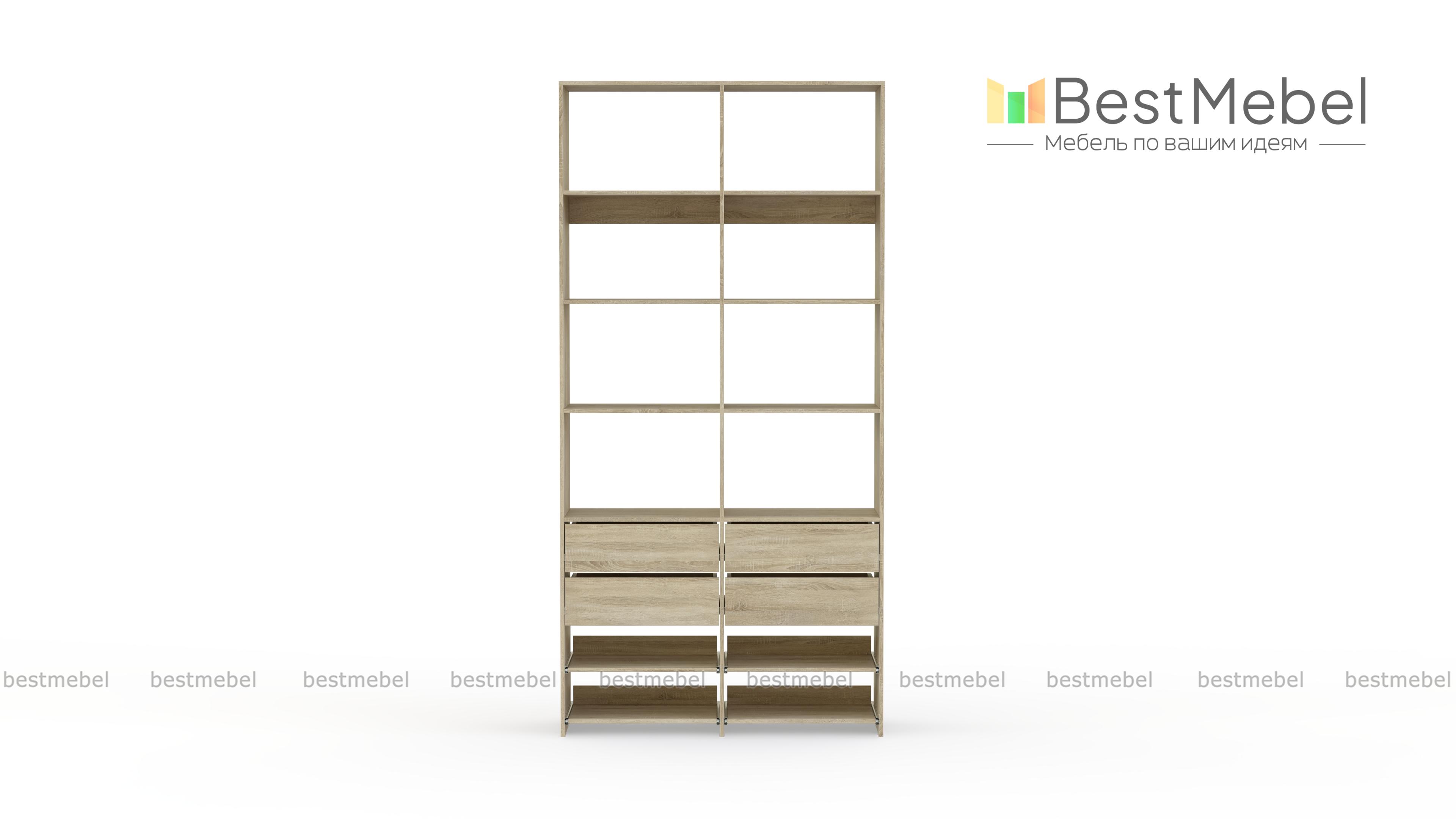 Стеллаж для одежды Мирта 85 BMS - Фото