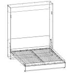 Шкаф-кровать трансформер Уютный-1 BMS