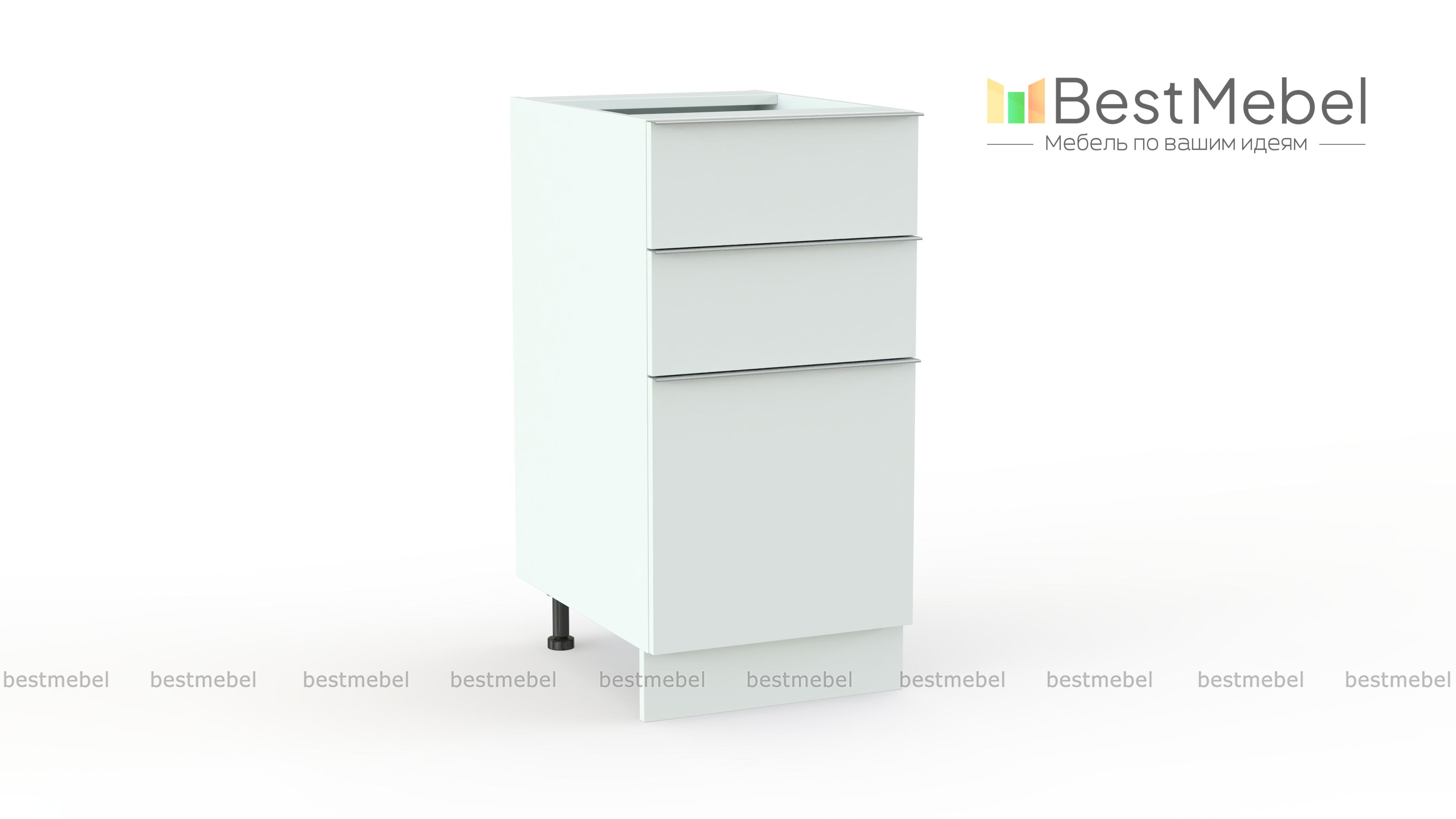 Шкаф нижний с 3-мя ящиками Фьюжн BMS - Фото