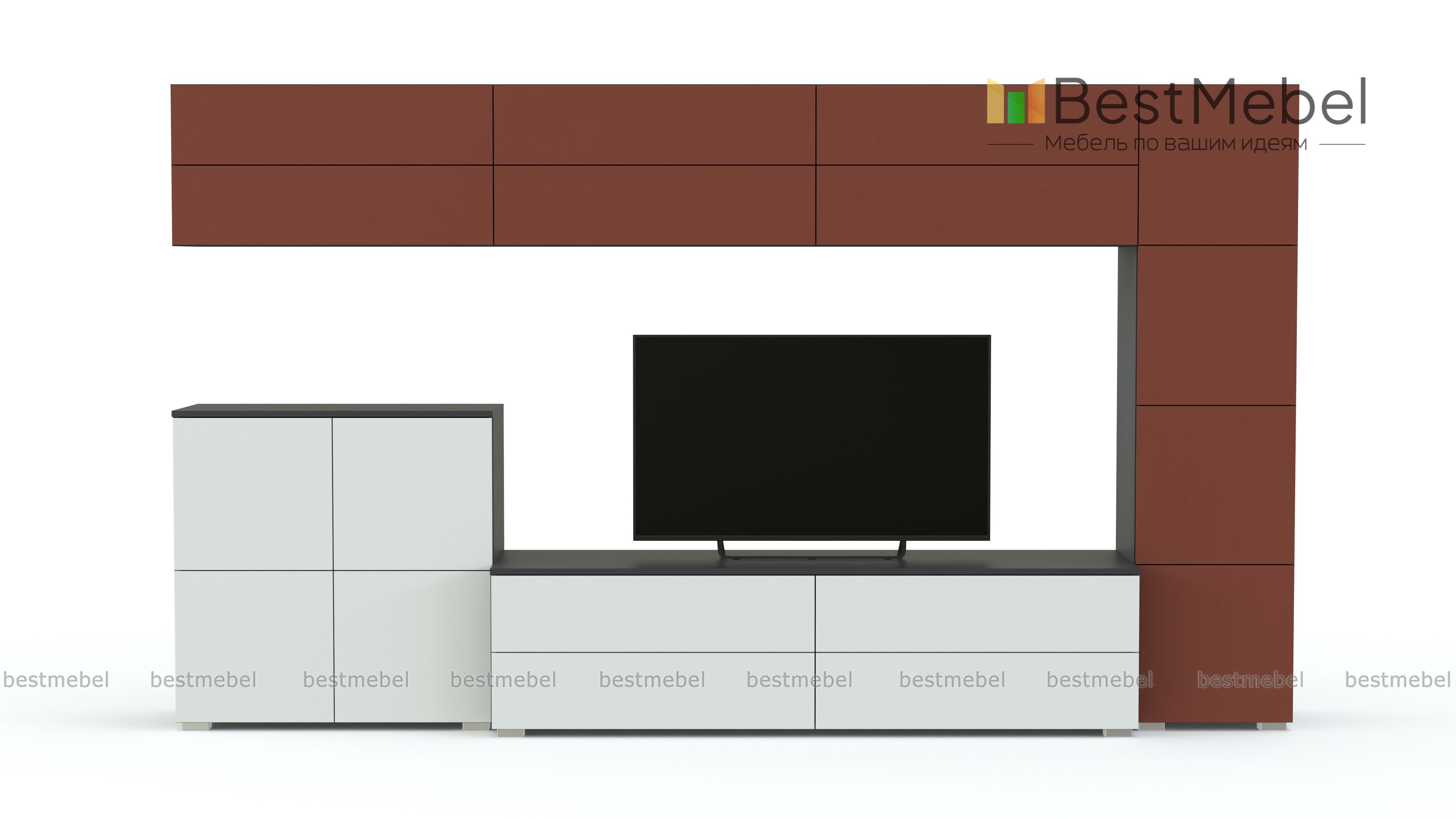 Гостиная Хай-Тэк-19 Набор 8 BMS - Фото