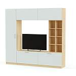 Стенка-горка Вельвет 3 Глянец BMS - Фото 6