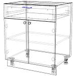 Схема сборки Тумба Клайд 1Я 2дв BMS